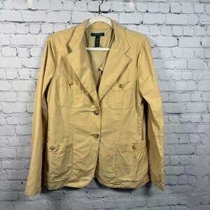 Lauren Ralph Lauren Khaki Jacket Size 12